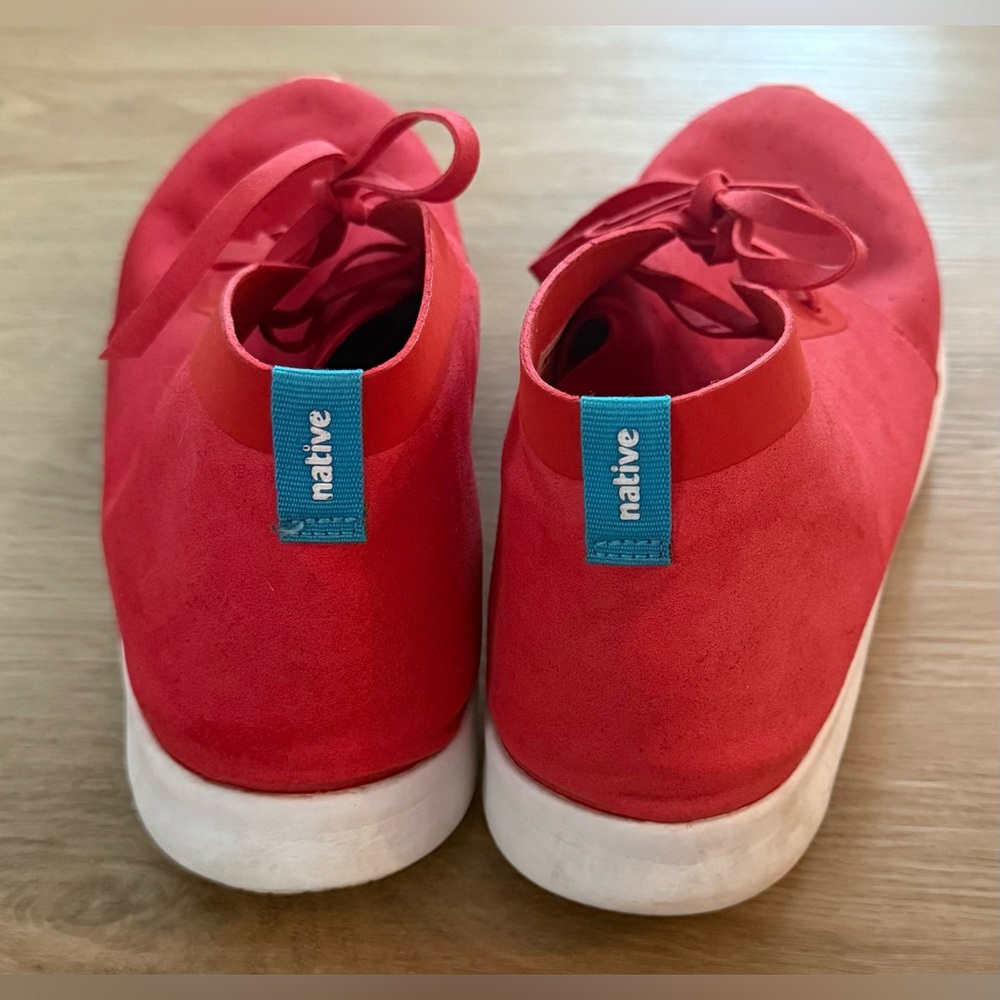 Native Men Apollo Chukka In Torch Red/Shell White… - image 4